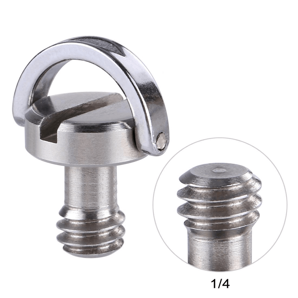 Parafuso-Adaptador-D-Ring-1-4-para-Tripe-e-Plate-Engate-Rapido-QR-T11x19mm -2- Parafuso-Adaptador-D-Ring-1-4-para-Tripe-e-Plate-Engate-Rapido-QR-T11x19mm -2-